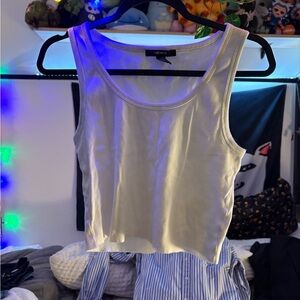Forever 21 Cream Tank Top